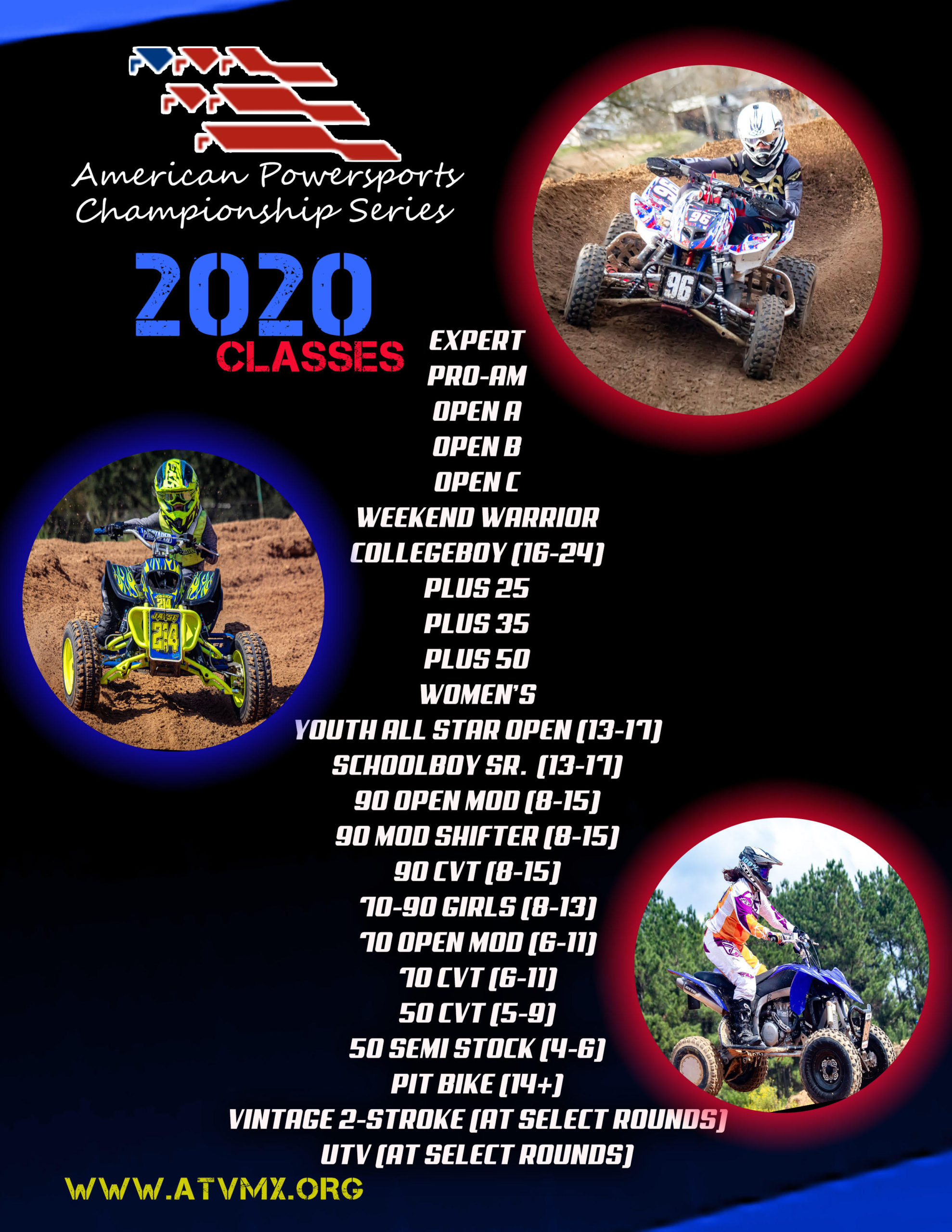 2020 Race Classes